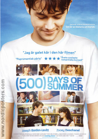 500 Days of Summer 2009 movie poster Joseph Gordon-Levitt Zooey Deschanel Geoffrey Arend Marc Webb Romance