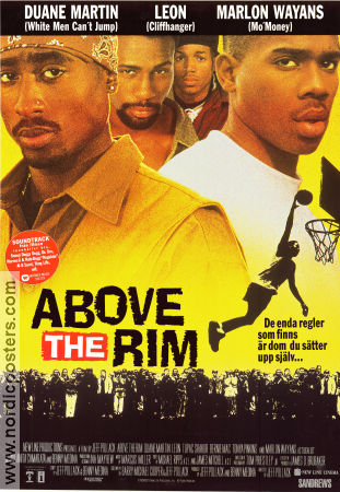 Above the Rim 1994 movie poster Duane Martin Tupac Shakur Leon Jeff Pollack Sports