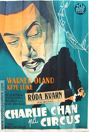 Charlie Chan at the Circus 1936 movie poster Warner Oland Charlie Chan Eric Rohman art