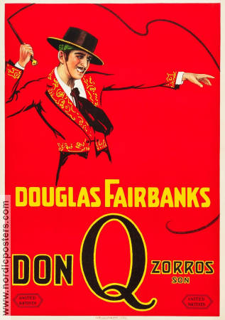 Don Q Son of Zorro 1925 movie poster Douglas Fairbanks Mary Astor Donald Crisp