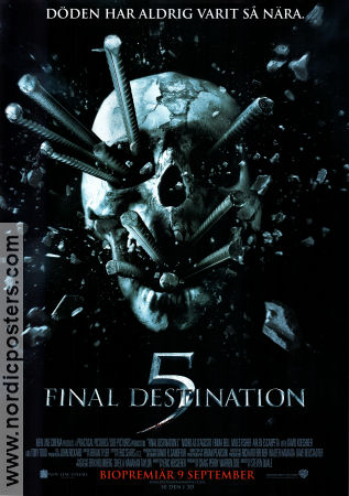 Final Destination 5 2011 movie poster Nicholas D´Agosto Emma Bell Steven Quale