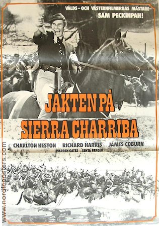 Major Dundee 1965 movie poster Charlton Heston Senta Berger Sam Peckinpah