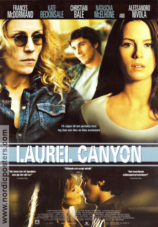 Laurel Canyon 2002 movie poster Frances McDormand Alessandro Nivola Christian Bale Kate Beckinsale Lisa Cholodenko