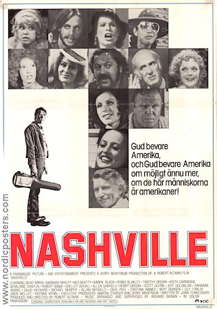 Nashville 1975 movie poster Keith Carradine Karen Black Ronee Blakley Robert Altman