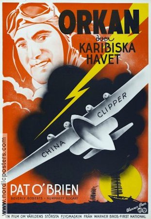 China Clipper 1936 movie poster Pat O´Brien Planes
