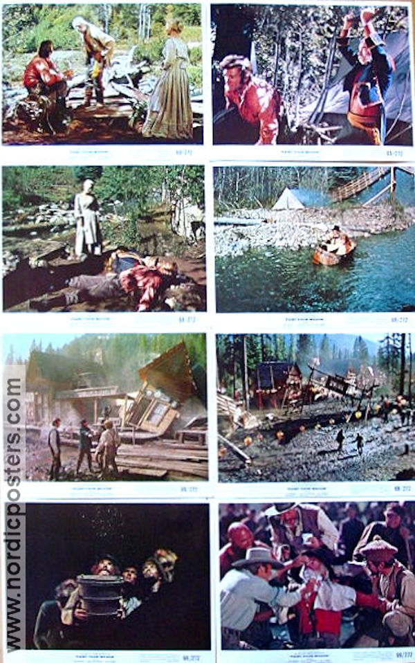 Paint Your Wagon 1969 lobby card set Lee Marvin Clint Eastwood Jean Seberg Joshua Logan Musicals