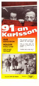 91:an Karlsson 1946 movie poster Gus Dahlström Holger Höglund Fritiof Billquist Thor Modéen Siv Thulin Hugo Bolander Poster artwork: Rudolf Petersson From comics