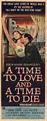 A Time to Love and a Time to Die 1958 movie poster John Gavin Liselotte Pulver Douglas Sirk Poster from: Australia