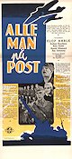 Alle man p� post Poster 30x70cm NM original
