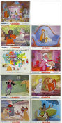 Aristocats Lobby card set USA 11x14 NM original