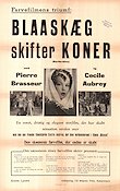 Barbe-Bleue (1951) Movie poster Denmark C�cile Aubry/Pierre Brasseur