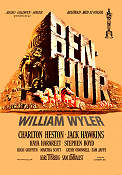 Ben-Hur (1962) Movie poster 70x100cm Charlton Heston/Jack Hawkins/William Wyler