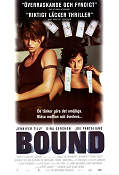 Bound 1996 movie poster Jennifer Tilly Gina Gershon Joe Pantoliano Andy Wachowski Ladies Money