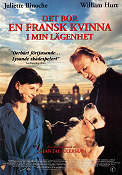Un divan a New York 1996 movie poster Juliette Binoche William Hurt Chantal Akerman Dogs Romance