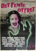 While the City Sleeps 1956 movie poster Dana Andrews Rhonda Fleming Fritz Lang Film Noir