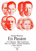 The Passion of Anna 1969 movie poster Liv Ullmann Bibi Andersson Max von Sydow Erland Josephson Erik Hell Ingmar Bergman