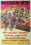 The Hallelujah Trail 1966 movie poster Burt Lancaster Lee Remick