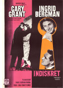 Indiscreet 1958 movie poster Ingrid Bergman Cary Grant Cecil Parker Stanley Donen Romance