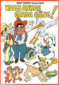 Kalle Ankas glada g�ng (1985) Movie poster 70x100cm Kalle Anka/L�ngben/Piff och Puff