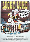 Lucky Luke rensar stan Poster 70x100cm FN original