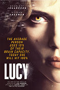Lucy 2014 movie poster Scarlett Johansson Morgan Freeman Luc Besson