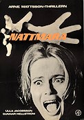 Nattmara 1965 movie poster Ulla Jacobsson Arne Mattsson