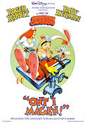 Ont i magen (1990) Movie poster 70x100cm Roger Rabbit/Jessica Rabbit