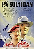 På solsidan 1935 movie poster Ingrid Bergman Lars Hanson Eric Rohman art