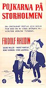 Pojkarna p� Storholmen Poster 30x70cm NM original