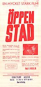 Roma Citta Aperta Poster 30x70cm FN original