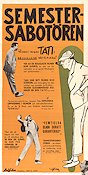 Les Vacances de Monsieur Hulot Poster 30x70cm FN original
