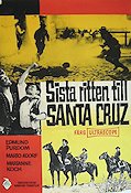 Sista ritten till Santa Cruz 1965 movie poster Edmund Purdom