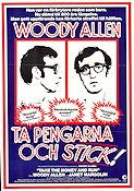 Take the Money and Run Poster 70x100cm FN original