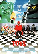 Toys 1992 movie poster Robin Williams Michael Gambon Joan Cusack Barry Levinson