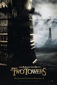 The Two Towers (2002) Movie poster 68x102cm USA B Elijah Wood/Ian McKellen/Liv Tyler/Viggo Mortensen/Christopher Lee/Peter Jackson/Lord of the Rings