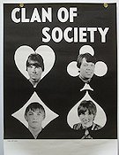 Clan of Society 1967 poster Rolf Lööf Sven-Eric Eslin Christer Nystedt Erik Albertsson Christer Stålbrandt Find more: Concert poster Rock and pop