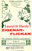 The Bohemian Girl 1936 movie poster Helan och Halvan Laurel and Hardy James W Horne