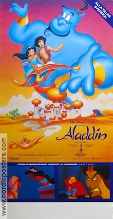 ALADDIN Movie Poster 1992 Original NordicPosters