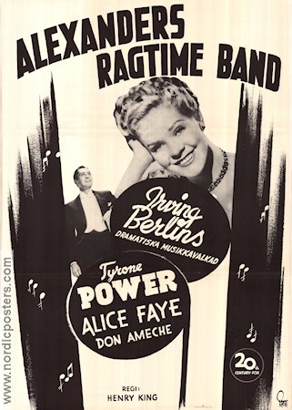 Alexander's Ragtime Band Poster 70x100cm FN original