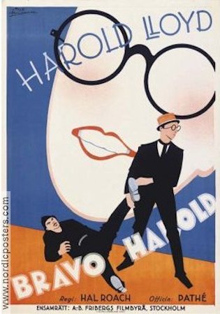 Grandma's Boy (1922) Movie poster 70x100cm Harold Lloyd