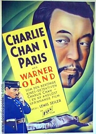 Charlie Chan in Paris (1935) Movie poster 70x100cm Warner Oland/Charlie Chan