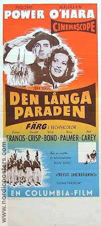 The Long Gray Line (1955) Movie poster 30x70cm Tyrone Power/Maureen O'Hara/John Ford