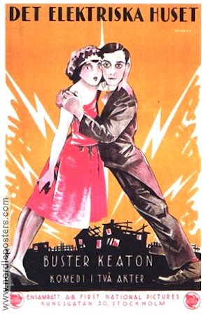The Electric House (1922) Movie poster 70x100cm Buster Keaton