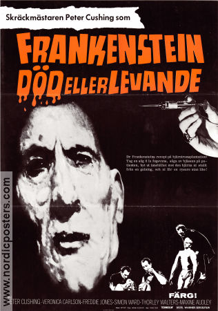 Frankenstein Must be Destroyed Poster 70x100cm FN original