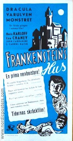 House of Frankenstein Poster 30x70cm FN original