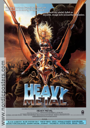 GERALD POTTERTON Heavy Metal Movie Poster 1981 Original NordicPosters