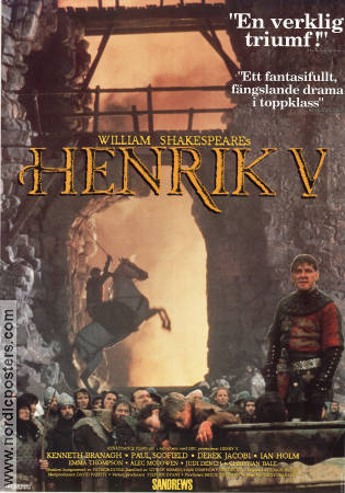 Henry V Movie Poster 1996 Original Nordicposters