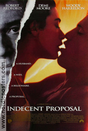 INDECENT PROPOSAL Movie poster 1993 USA original Nordic Posters