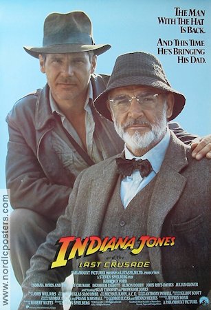 Indiana Jones and the Last Crusade Poster 68x102cm USA C FN original