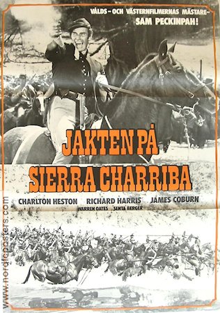 Major Dundee (1965) Movie poster 70x100cm Charlton Heston/Senta Berger/Sam Peckinpah